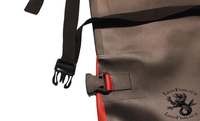 Сумка для Раков и Рыбы LionFish.sub. Нагрудная Питомза из ПВХ материала