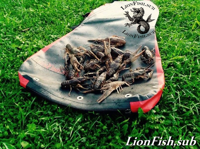 Сумка для Раков и Рыбы LionFish.sub. Нагрудная Питомза из ПВХ материала