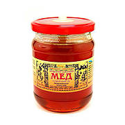 Мед бджолиний натуральний, сорт: "Закарпатський літній збір" 350г