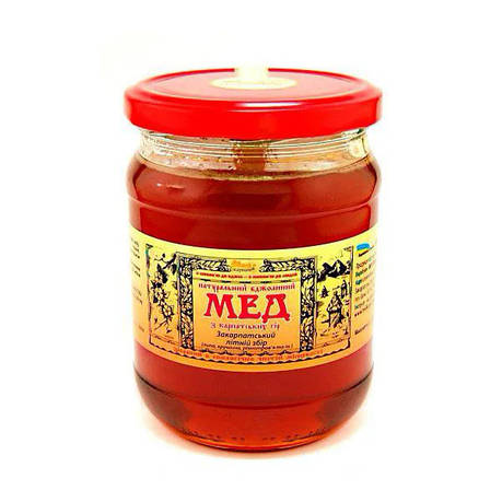 Мед "Закарпатський річний збір" 350 г, фото 2