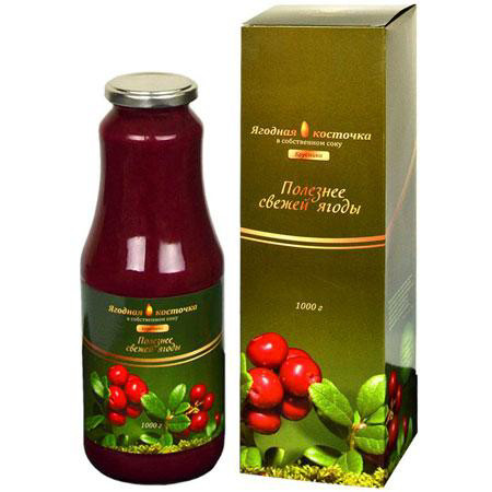 Бруснична паста 1000 г