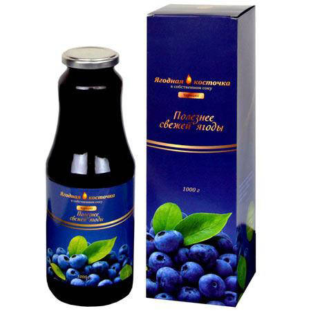 Чорнична паста 1000 г, фото 1