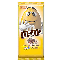Молочний шоколад із драже M&m's і арахісом