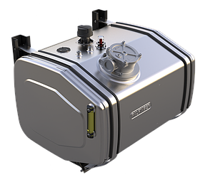 KTK065-BB Алюмінієвий масляний бак, 140 л.