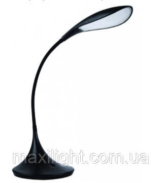 Настільний LED світильник (лампа) LUXEL 220-240V 9 W IP20 ЧОРНИЙ (TL-02B), фото 1