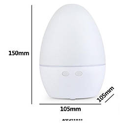 Мінізволожувач повітря у формі яйця світлодіодний нічник 235 мл