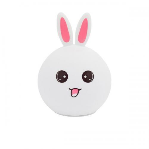 Силіконовий нічник Зайчик дитячий світильник