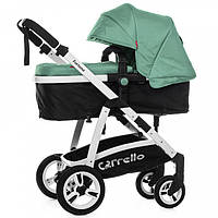 Коляска универсальная CARRELLO Fortuna CRL-9001/1 Forest Green 2в1 c матрасом +дождевик