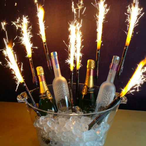 Вау! Святкові Свічки 20 см холодний Фонтан у торт 6 шт/уп