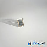 Профіль для світлодіодної стрічки вузький 10х13 мм 3 метри з розсіювачем. LED вузький профіль, фото 5