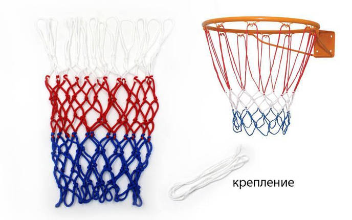 Сітка баскетбольна Стандарт UR (поліпропілен, d-4,5мм), фото 1