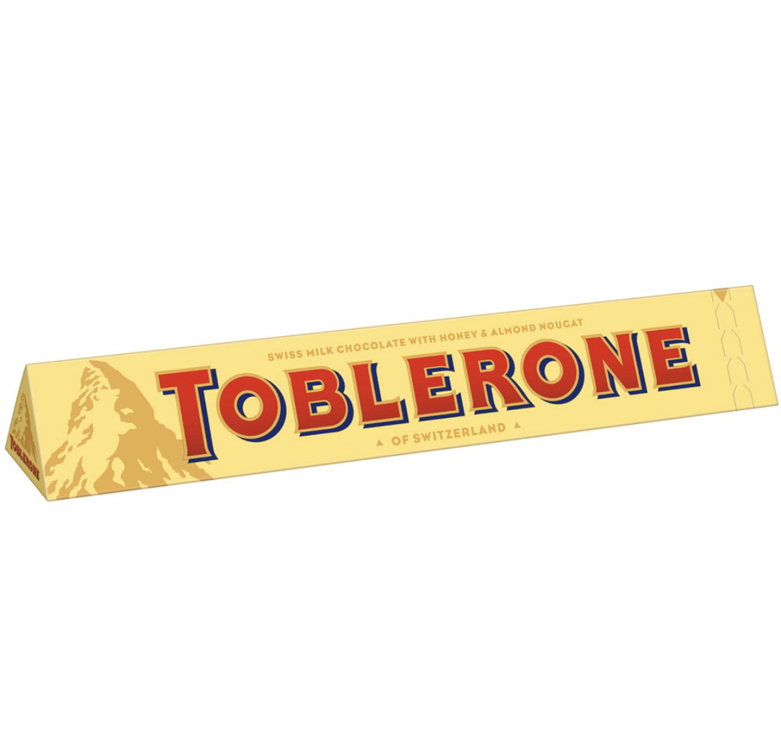 Toblerone Швейцарський молочний шоколад 100g, фото 1
