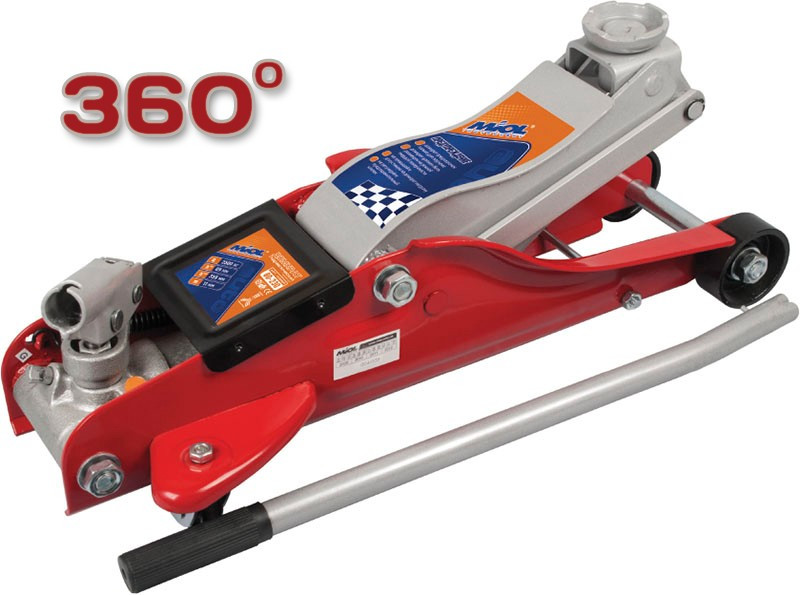 Домкрат підкатний низькопрофільний 2,5 т (89-359 мм) Miol 80-230, фото 1