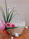 Великодній кошик з декором.Пасхальная корзина. Великодній декор. Кошик для пасти., фото 3
