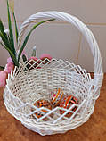 Великодній кошик з декором.Пасхальная корзина. Великодній декор. Кошик для пасти., фото 5