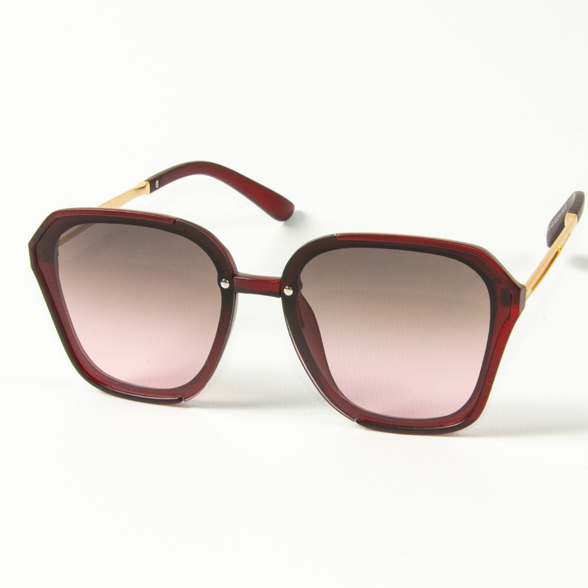Жіночі сонцезахисні квадратні окуляри (арт. 2341/5) червоні
