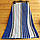 Банний рушник махровий на запах 90х150 см синій, фото 3