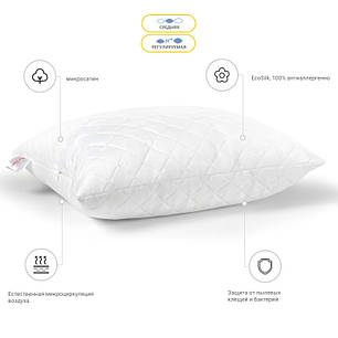 Подушка Eco Light 50х70 з регулюванням наповнювача 0158 EcoSilk, фото 3