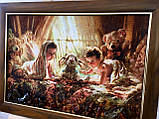 Картина з бурштина " Діти ", картина подарунок, фото 2