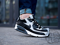 Чоловічі кросівки Nike Air Max 90 Black Wolf Grey-Anthracite 537384-053, фото 6