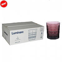 Набір склянок Luminarc Dallas лілові 300 мл 6 шт. низькі