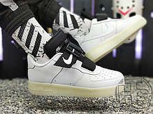 Мужские кроссовки Nike Air Force 1 Utility White Black AV6247-100, фото 2