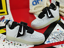 Чоловічі кросівки Nike Air Force 1 Utility White Black AV6247-100, фото 4