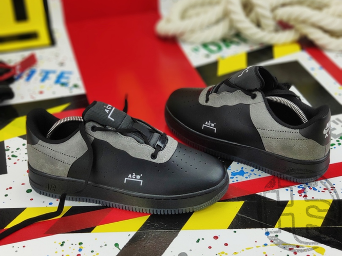 ACW x Nike Air Force 1 Black Dark Grey White