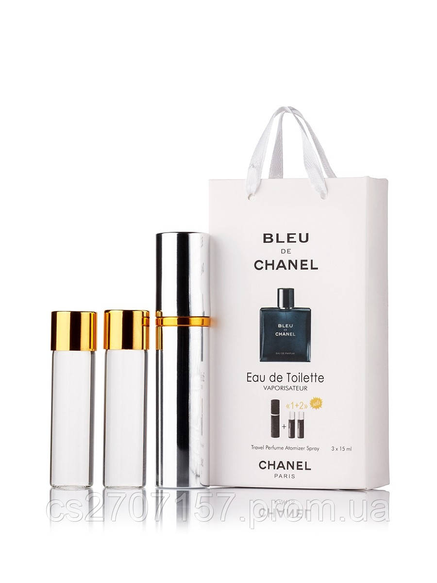 Подарунковий набір Chanel Bleu de Chanel 3 по 15 мл