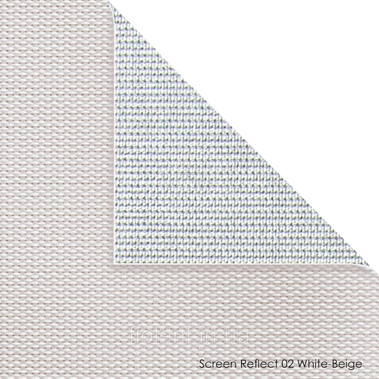 Screen reflect-02 white-beige-