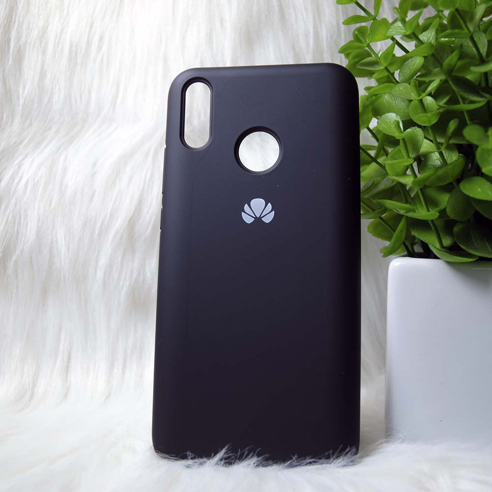 Силіконовий чохол Original Silicone case Huawei Y9 2019 Black (чорний)