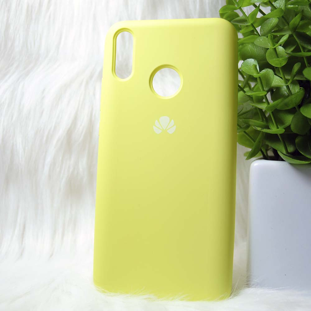 Силіконовий чохол Original Silicone case Huawei Y9 2019 Yellow (жовтий)