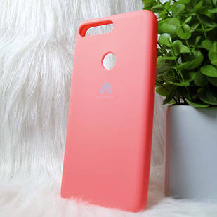 Силіконовий чохол Original Silicone case Huawei Y7 Prime 2018 Pink (рожевий)