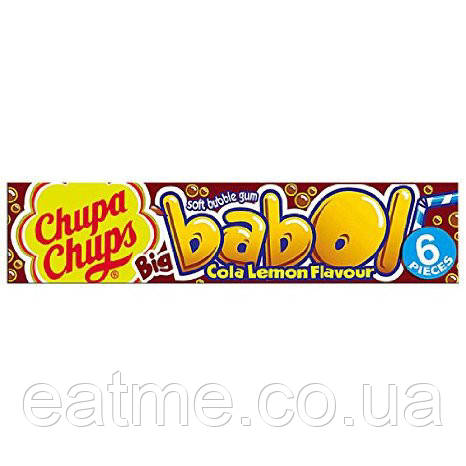 Chupa Chups Babol Жувальна гумка зі смаком коли з лимоном 27.6g