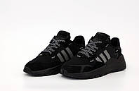 Чоловічі кросівки Adidas Nite Jogger Black \ Адідас Найт Джоггер, фото 1
