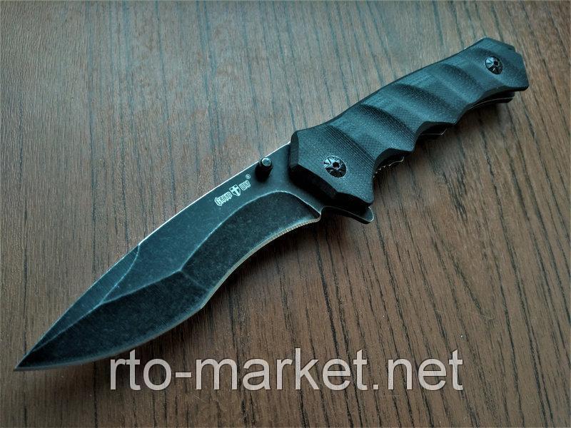 Ніж складаний (вискидний) напівавтоматичний корсиканець Black