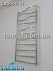 Вузька сушарка для рушників Lagoon 11/1150х400 від ТМ TAURUS (Сміла, Україна). Перемичка: хвиля 20х10; Вода + гібрид