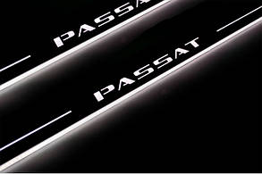Накладки на пороги для Volkswagen Passat B6 (2005-2010)