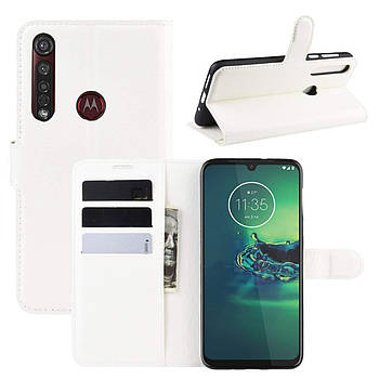 Чохол-книжка Litchie Wallet для Motorola Moto G8 Plus White