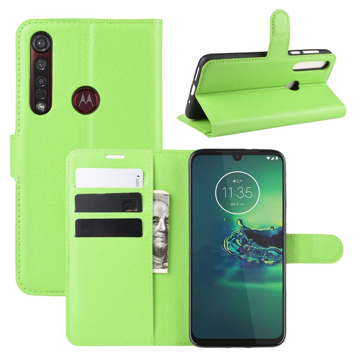 Чехол-книжка Litchie Wallet для Motorola Moto G8 Plus Green