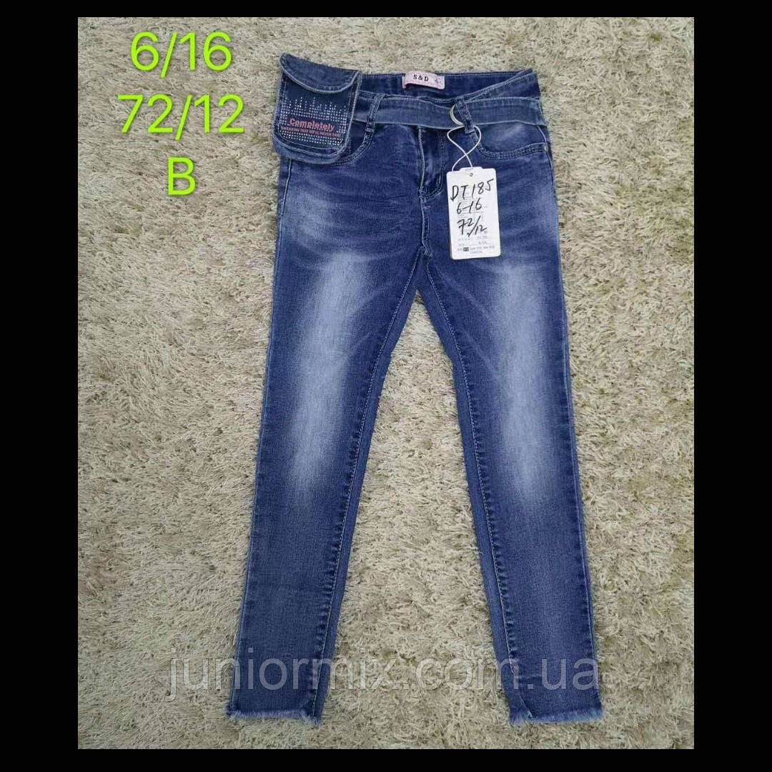Підліткові джинси для дівчаток оптом S&D