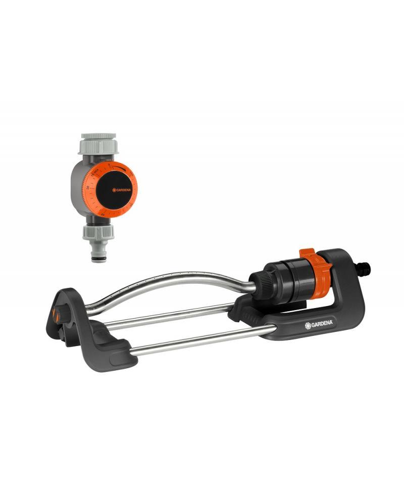 Дощувальник осцилювальний Gardena Aqua S + таймер, фото 1