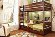 Ліжко двоярусне дерев'яне Дует ТМ Естелла без шухляд, фото 3