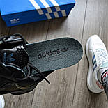 Чоловічі кросівки Adidas Ozweego 'Black' осінь-весна рефлективні. Живе фото. топ, фото 6