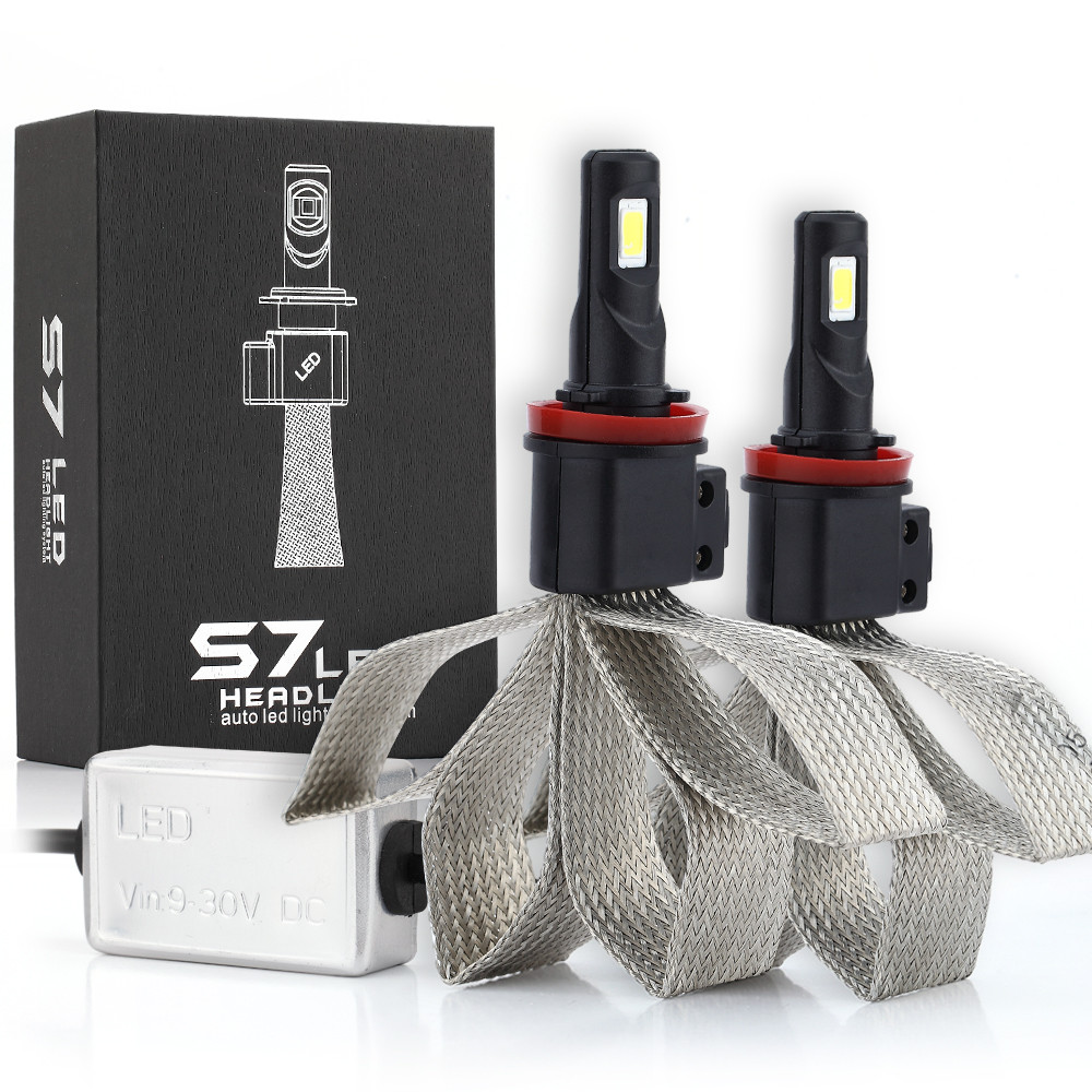Комплект LED ламп із гнучким радіатором S7 H1 6400 Lm