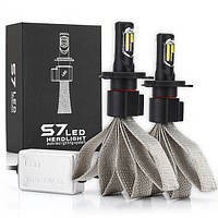 Комплект LED ламп із гнучким радіатором S7 H7 6400 Lm