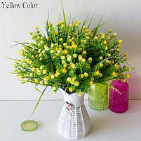 Штучний дрібноцвіт. Букет для дому та для вуличного використання (28 см), фото 5