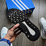 Чоловічі кросівки Adidas ZX 500 RM "Black Camo" чорні туфлі осінь весна. Живе фото. топ, фото 4