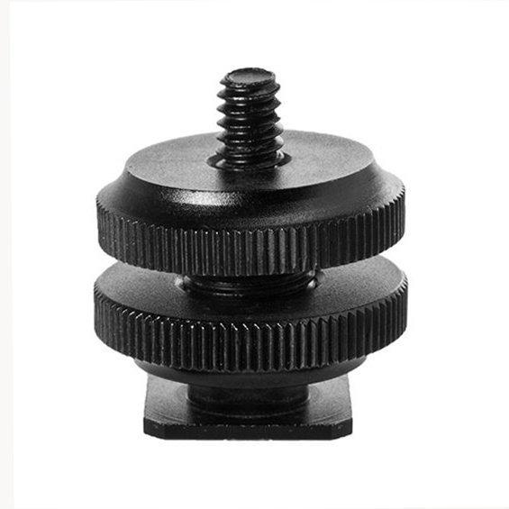 Адаптер (кріпильний гвинт) 1/4" з 2-ма затискними кільцями під гарячий черевик для встановлення обладнання