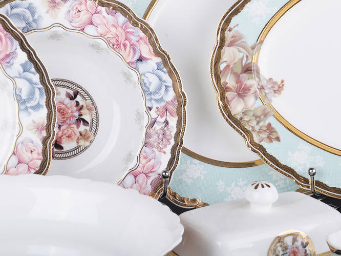 Столовый сервиз Lefard Нежная роза 27 пред 586-321 набор столовой ...